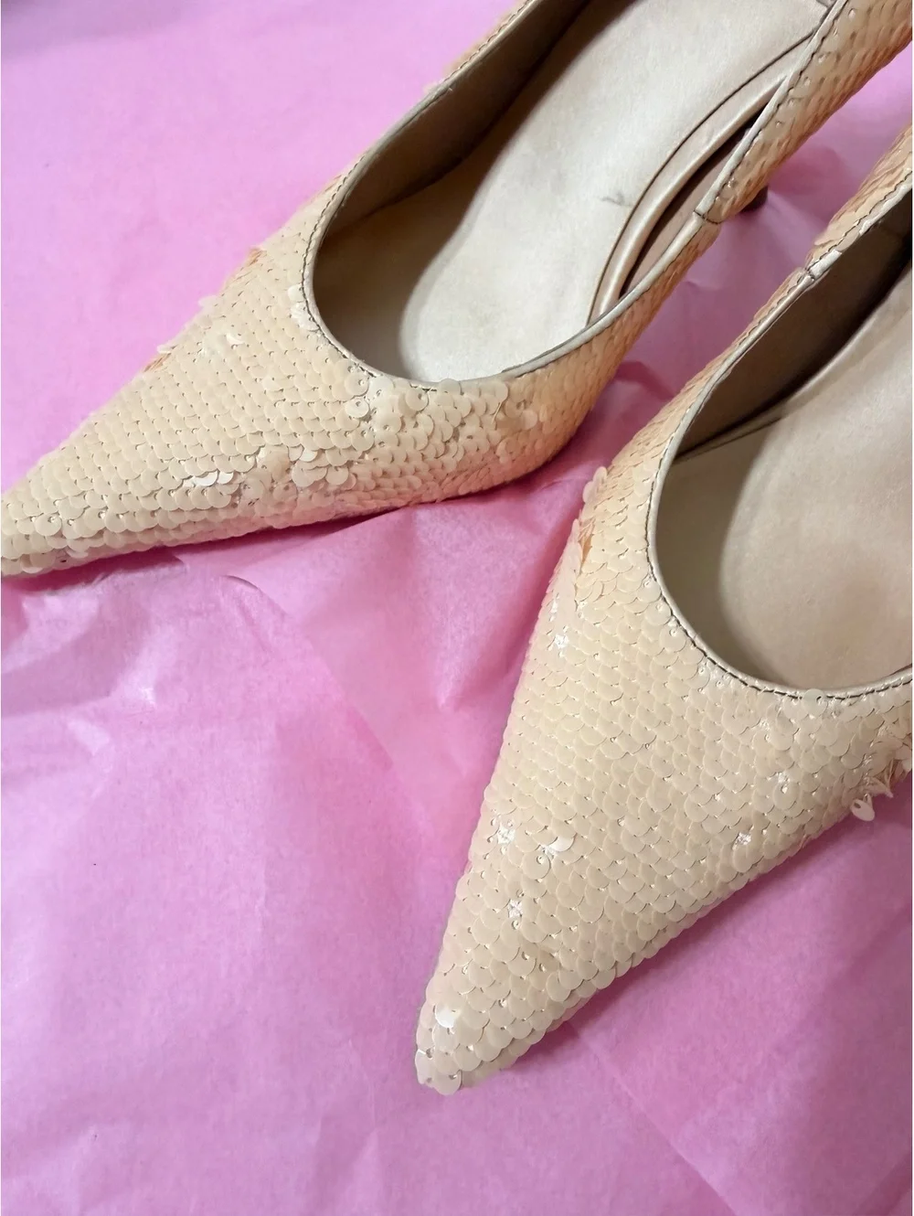 Jeffrey Campbell sequin heels